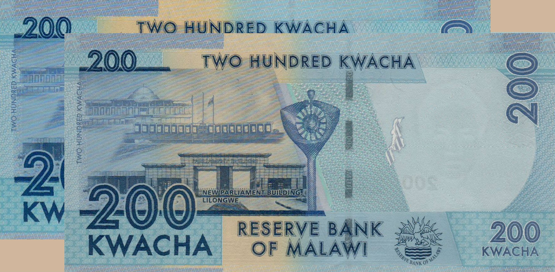 Malawi 200 2016 UNC P-60/c [Sequence X2]